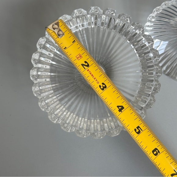 Mikasa Marquette Crystal Candy Dish/Trinket Box - Art Deco Ribbed Design - Picture 6 of 8